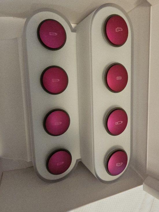 Dyson Airwrap Display Stand - White & Fuchsia main image 4